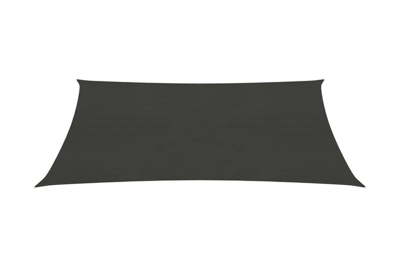 Solsejl 2x3 m 160 g/m² hdpe antracitgrå - Antracit - Havemøbler - Solafskærmning - Solsejl