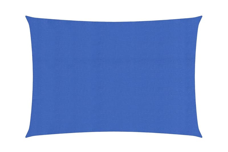 solsejl 2x4,5 m 160 g/m² HDPE blå - Blå - Solsejl