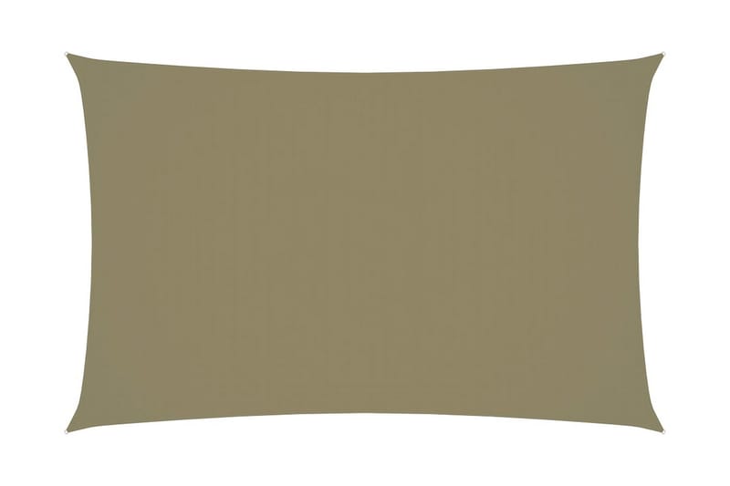 solsejl 2x4,5 m rektangulær oxfordstof beige - Beige - Havemøbler - Solafskærmning - Solsejl