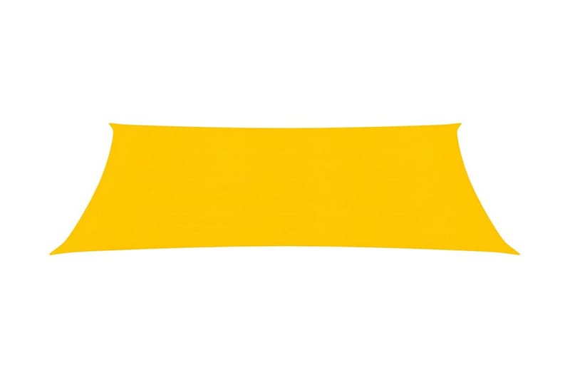 solsejl 2x4 m 160 g/m² HDPE gul - Gul - Havemøbler - Solafskærmning - Solsejl