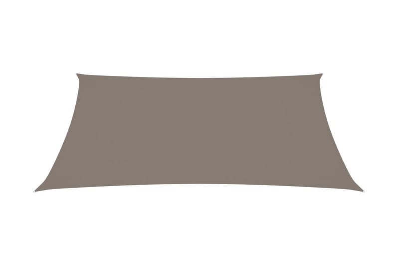 solsejl 2x4 m rektangulær oxfordstof gråbrun - Gråbrun - Solsejl