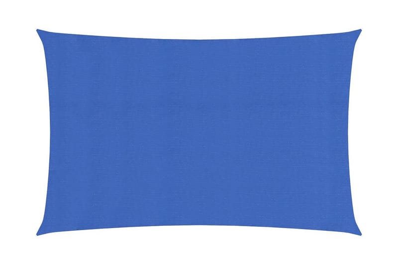 Solsejl 2x5 m 160 g/m² Hdpe Blå - Blå - Havemøbler - Solafskærmning - Solsejl