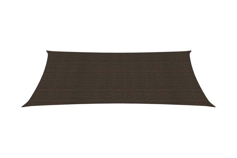 Solsejl 2x5 m 160 g/m² hdpe brun - Brun - Havemøbler - Solafskærmning - Solsejl