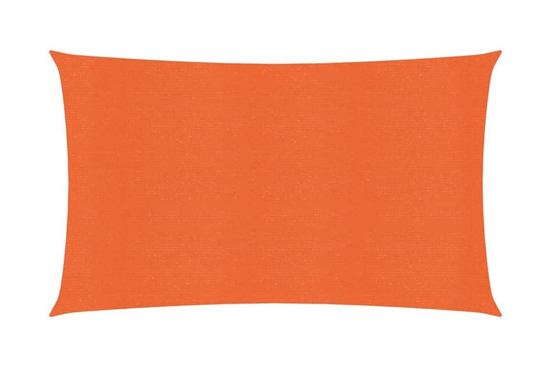 solsejl 2x5 m 160 g/m² HDPE orange - Orange - Havemøbler - Solafskærmning - Solsejl