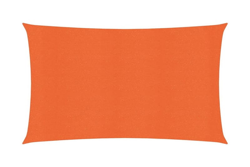 solsejl 2x5 m 160 g/m² HDPE orange - Orange - Solsejl