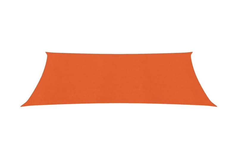solsejl 2x5 m 160 g/m² HDPE orange - Orange - Havemøbler - Solafskærmning - Solsejl