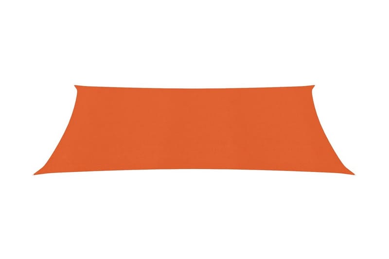 solsejl 2x5 m 160 g/m² HDPE orange - Orange - Solsejl
