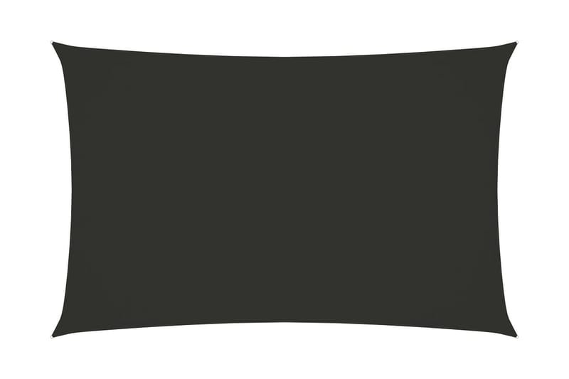 solsejl 2x5 m oxfordstof rektangulær antracitgrå - Antracit - Solsejl