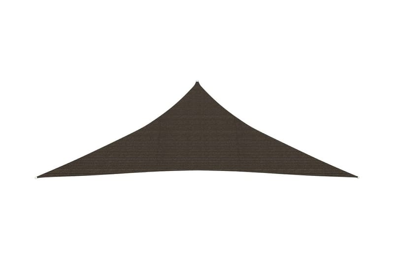 solsejl 3,5x3,5x4,9 m 160 g/m² HDPE brun - Brun - Havemøbler - Solafskærmning - Solsejl