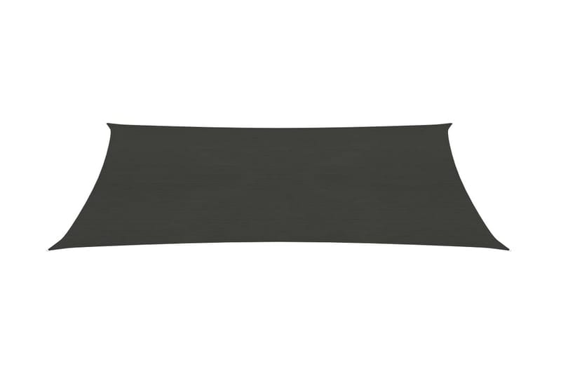 solsejl 3,5x5 m 160 g/m² HDPE antracitgrå - Antracit - Havem�øbler - Solafskærmning - Solsejl