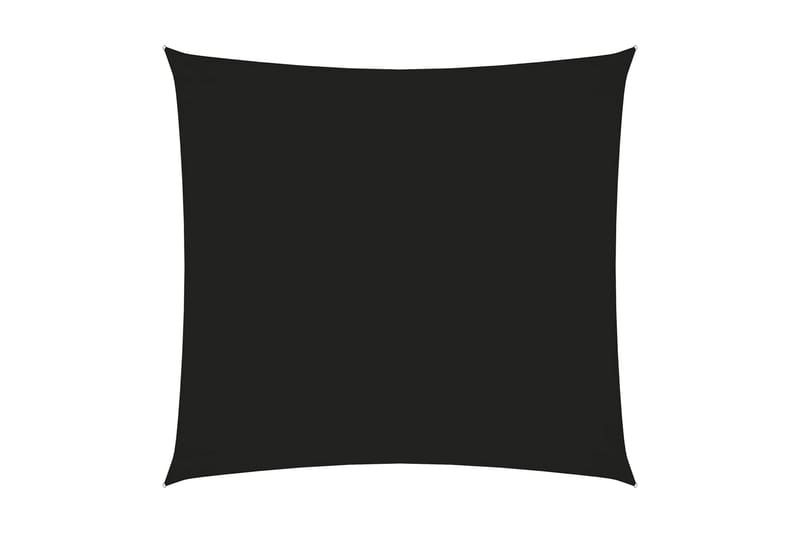solsejl 3,6x3,6 m oxfordstof firkantet sort - Sort - Solsejl