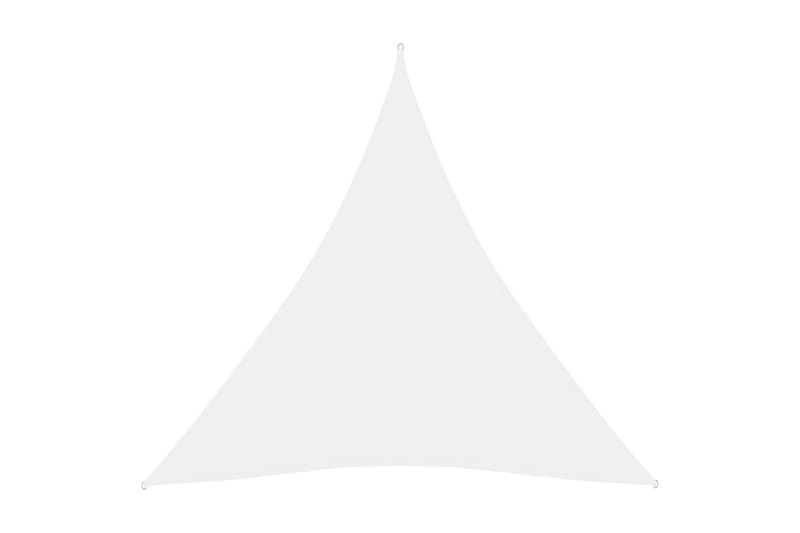 solsejl 3,6x3,6x3,6 m oxfordstof trekantet hvid - Hvid - Solsejl