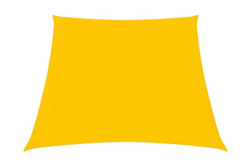 solsejl 3/4x2 m 160 g/m² HDPE gul - Gul - Havemøbler - Solafskærmning - Solsejl