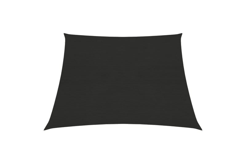 solsejl 3/4x2 m 160 g/m² HDPE sort - Sort - Havemøbler - Solafskærmning - Solsejl