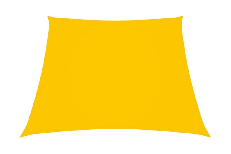 solsejl 3/4x2 m oxfordstof trapezfacon gul - Gul - Havemøbler - Solafskærmning - Solsejl