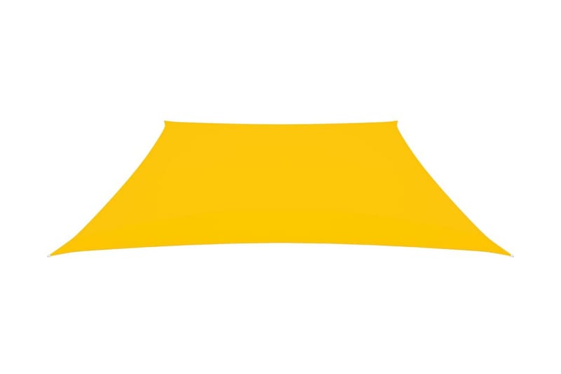 solsejl 3/4x2 m oxfordstof trapezfacon gul - Gul - Havemøbler - Solafskærmning - Solsejl