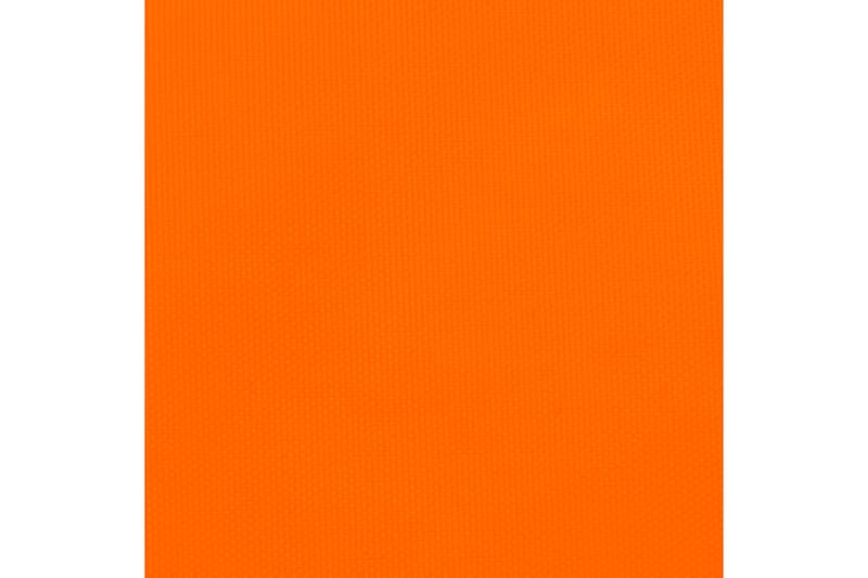 solsejl 3/4x2 m oxfordstof trapezfacon orange - Orange - Solsejl