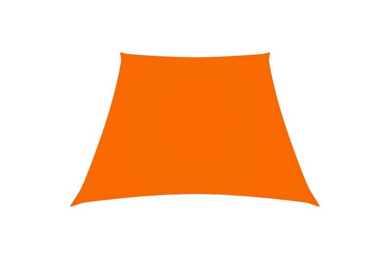 solsejl 3/4x2 m oxfordstof trapezfacon orange - Orange - Solsejl