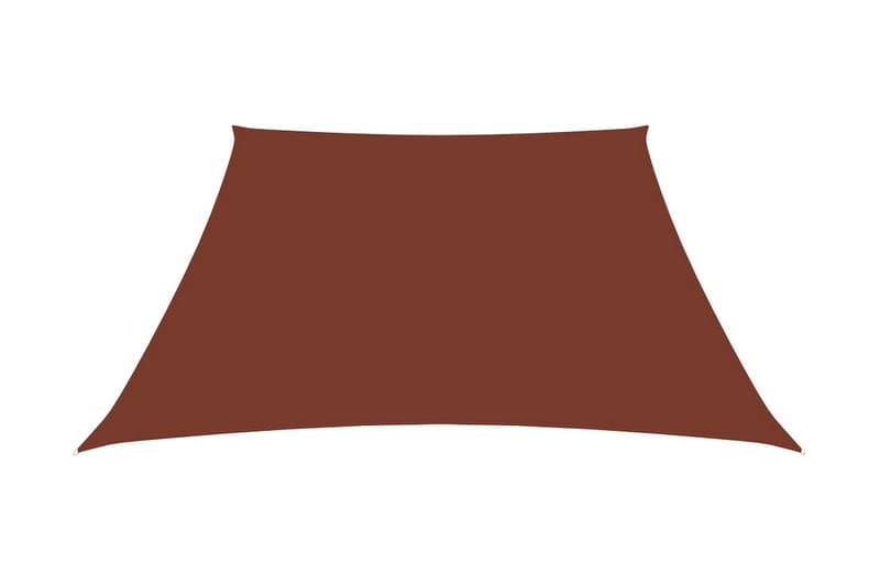 solsejl 3/4x2 m oxfordstof trapezfacon terrakotta - Havemøbler - Solafskærmning - Solsejl