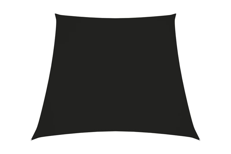 solsejl 3/4x2 m oxfordstof trapezformet sort - Sort - Havemøbler - Solafskærmning - Solsejl