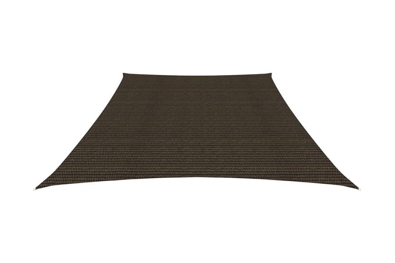 Solsejl 3/4x3 m 160 g/m² Hdpe Brun - Brun - Havemøbler - Solafskærmning - Solsejl