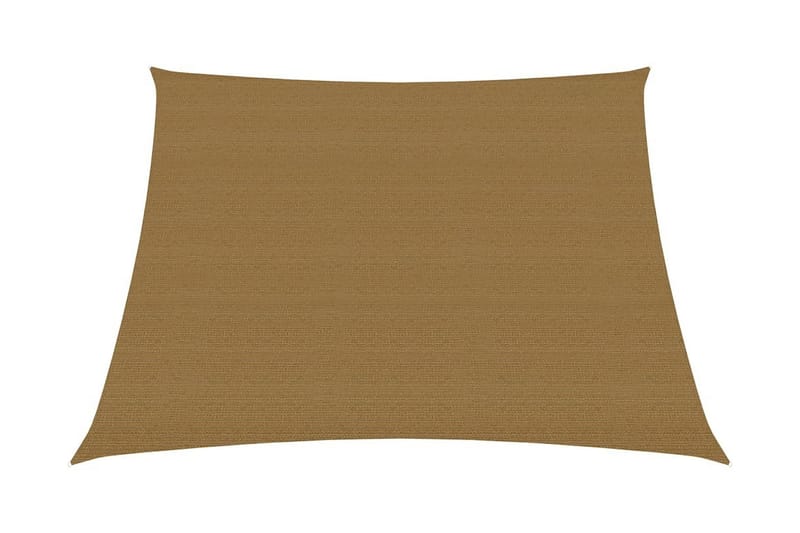 solsejl 3/4x3 m 160 g/m² HDPE gråbrun - Gråbrun - Havemøbler - Solafskærmning - Solsejl