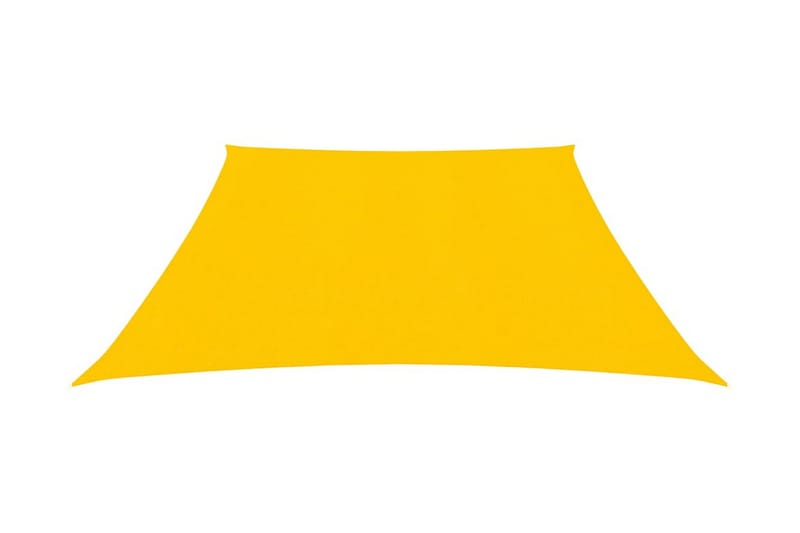solsejl 3/4x3 m 160 g/m² HDPE gul - Gul - Havemøbler - Solafskærmning - Solsejl