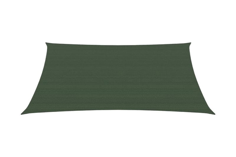 solsejl 3/4x3 m 160 g/m² HDPE mørkegrøn - Grøn - Havemøbler - Solafskærmning - Solsejl