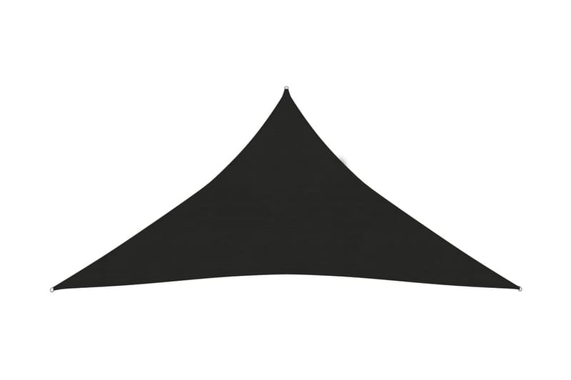 solsejl 3x3x3 m 160 g/m² HDPE sort - Sort - Havemøbler - Solafskærmning - Solsejl