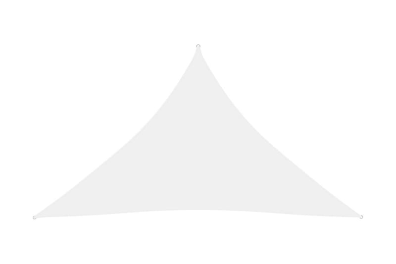 solsejl 3x3x4,24 m trekantet oxfordstof hvid - Hvid - Solsejl