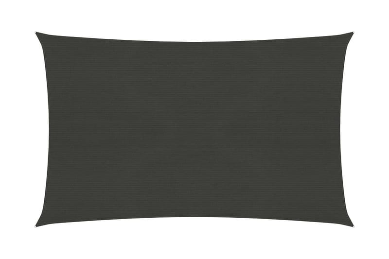 Solsejl 3x4,5 m 160 g/m² hdpe antracitgrå - Antracit - Havemøbler - Solafskærmning - Solsejl