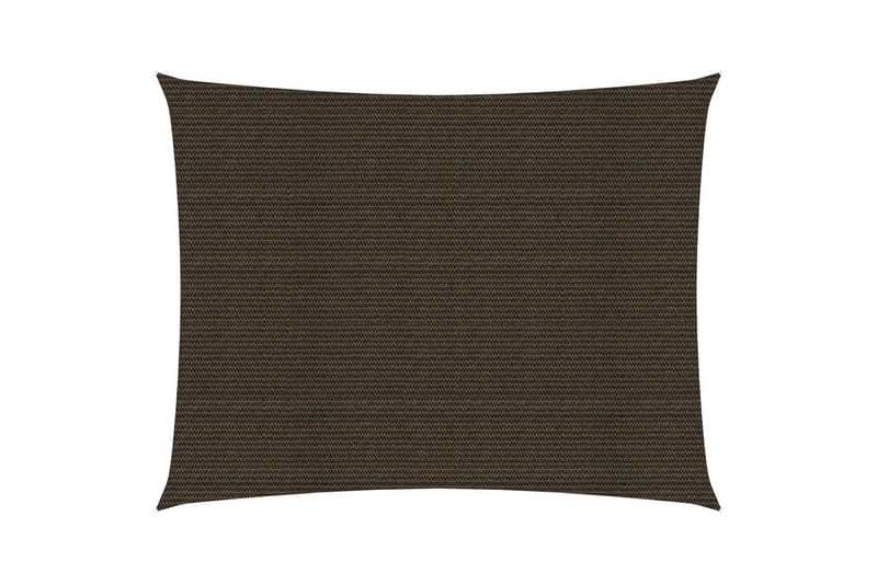 Solsejl 3x4,5 m 160 g/m² hdpe brun - Brun - Havemøbler - Solafskærmning - Solsejl