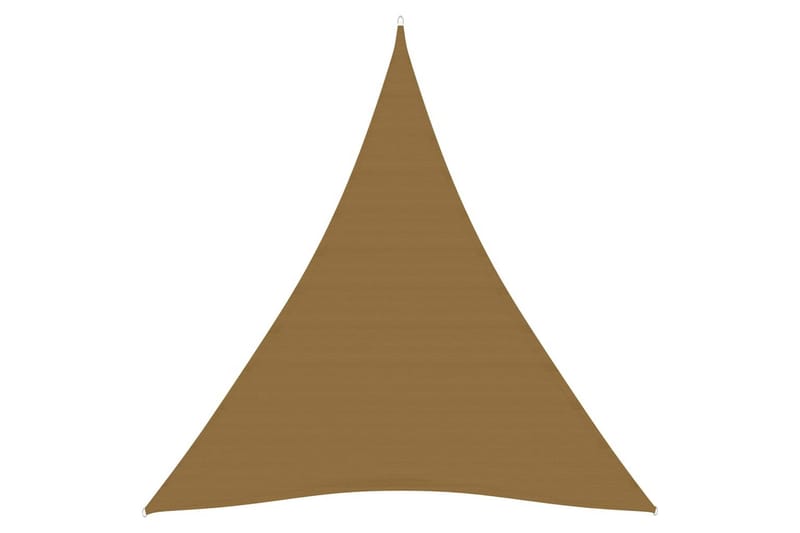 solsejl 3x4x4 m 160 g/m² HDPE gråbrun - Gråbrun - Havemøbler - Solafskærmning - Solsejl