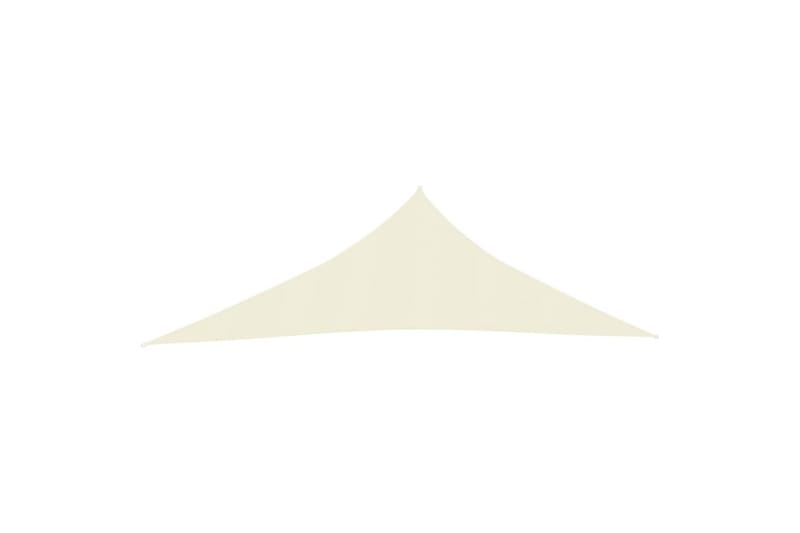 Solsejl 3x4x5 m 160 g/m² hdpe cremefarvet - Creme - Havemøbler - Solafskærmning - Solsejl