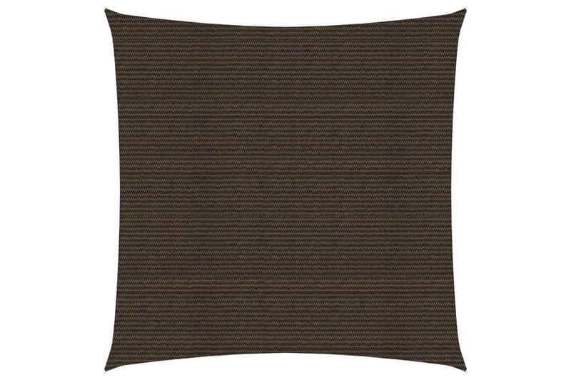Solsejl 4,5x4,5 m 160 g/m² hdpe brun - Brun - Havemøbler - Solafskærmning - Solsejl