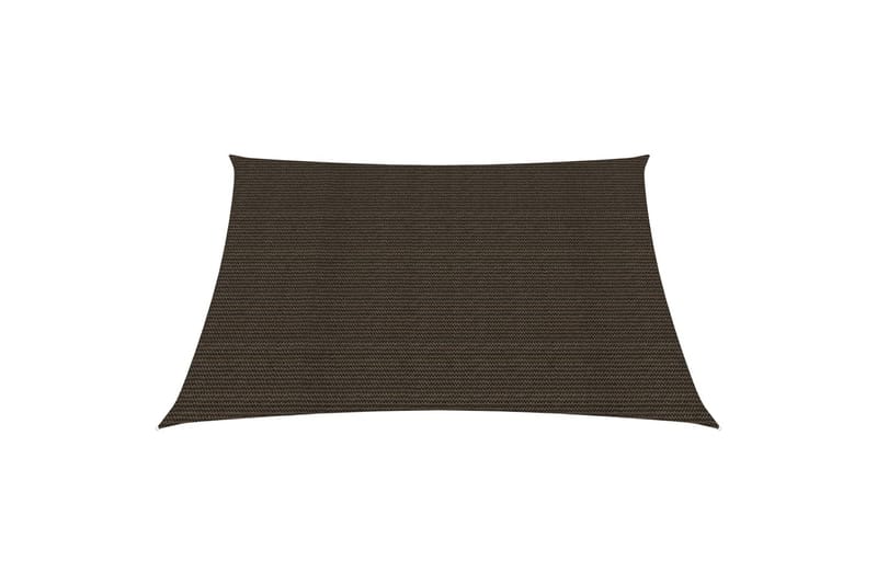 Solsejl 4,5x4,5 m 160 g/m² hdpe brun - Brun - Havemøbler - Solafskærmning - Solsejl