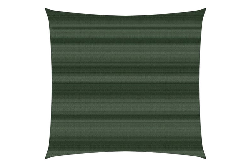 solsejl 4,5x4,5 m 160 g/m² HDPE mørkegrøn - Grøn - Havemøbler - Solafskærmning - Solsejl