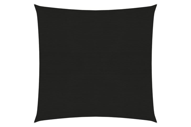 Solsejl 4,5x4,5 m 160 g/m² Hdpe Sort - Sort - Havemøbler - Solafskærmning - Solsejl