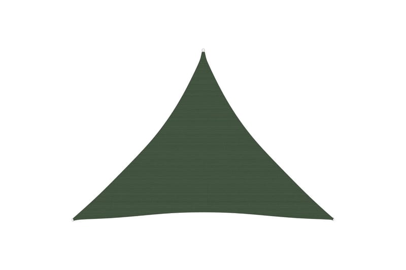 solsejl 4,5x4,5x4,5 m 160 g/m² HDPE mørkegrøn - Grøn - Havemøbler - Solafskærmning - Solsejl