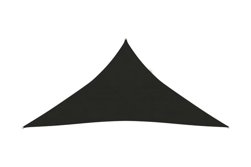 solsejl 4,5x4,5x4,5 m 160 g/m² HDPE sort - Sort - Havemøbler - Solafskærmning - Solsejl