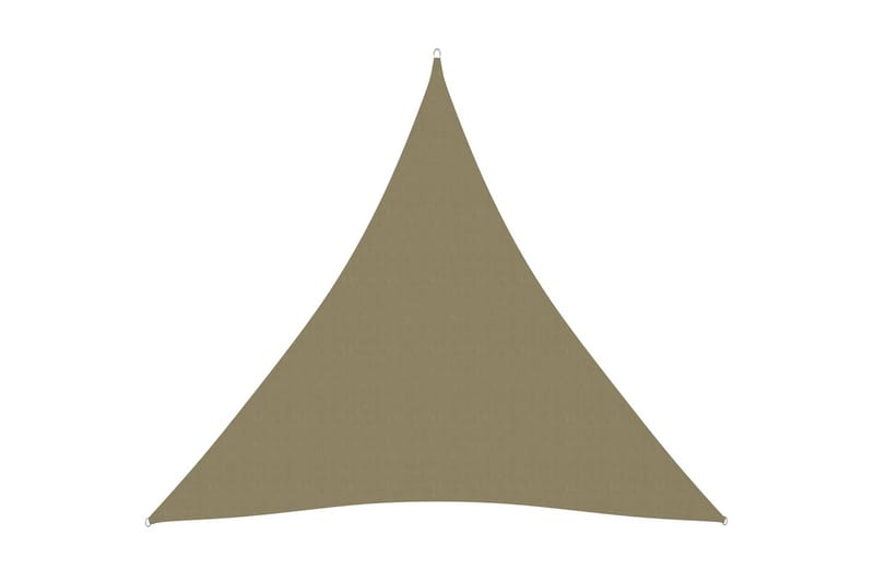 solsejl 4,5x4,5x4,5 m oxfordstof trekantet beige - Beige - Solsejl