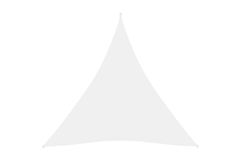 solsejl 4,5x4,5x4,5 m oxfordstof trekantet hvid - Hvid - Solsejl