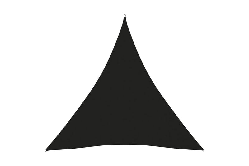 solsejl 4,5x4,5x4,5 m trekantet oxfordstof sort - Sort - Havemøbler - Solafskærmning - Solsejl