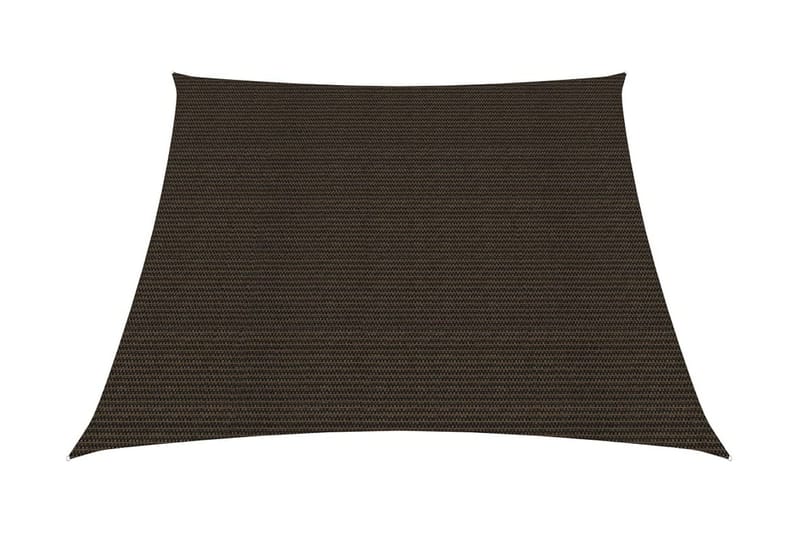 solsejl 4/5x3 m 160 g/m² HDPE brun - Brun - Havemøbler - Solafskærmning - Solsejl
