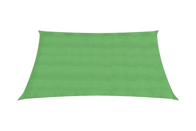 solsejl 4/5x3 m 160 g/m² HDPE lysegrøn - Grøn - Havemøbler - Solafskærmning - Solsejl