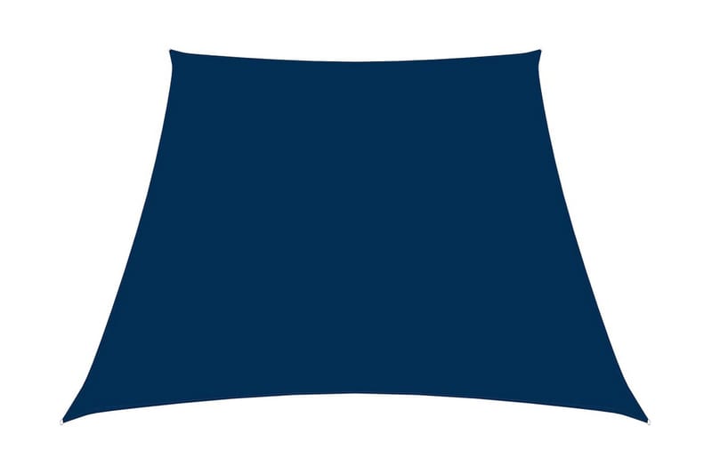 solsejl 4/5x3 m oxfordstof trapezformet blå - Blå - Solsejl