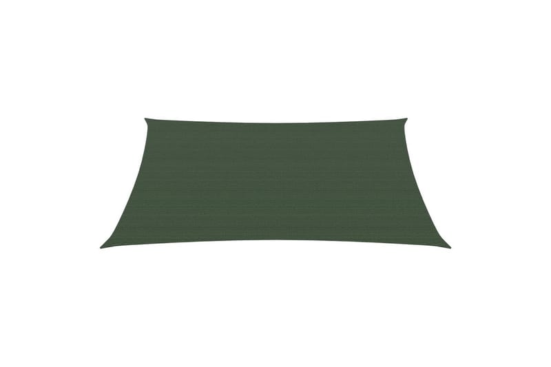 solsejl 4/5x4 m 160 g/m² HDPE mørkegrøn - Grøn - Havemøbler - Solafskærmning - Solsejl