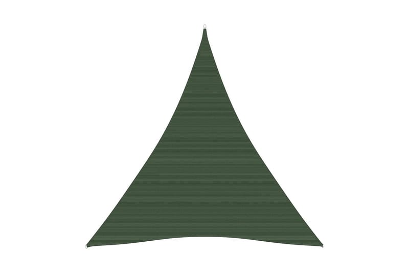 solsejl 4/5x5 m 160 g/m² HDPE mørkegrøn - Grøn - Havemøbler - Solafskærmning - Solsejl