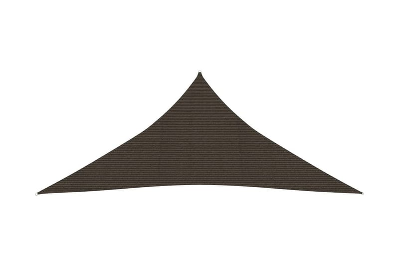 solsejl 4x4x4 m 160 g/m² HDPE brun - Brun - Havemøbler - Solafskærmning - Solsejl