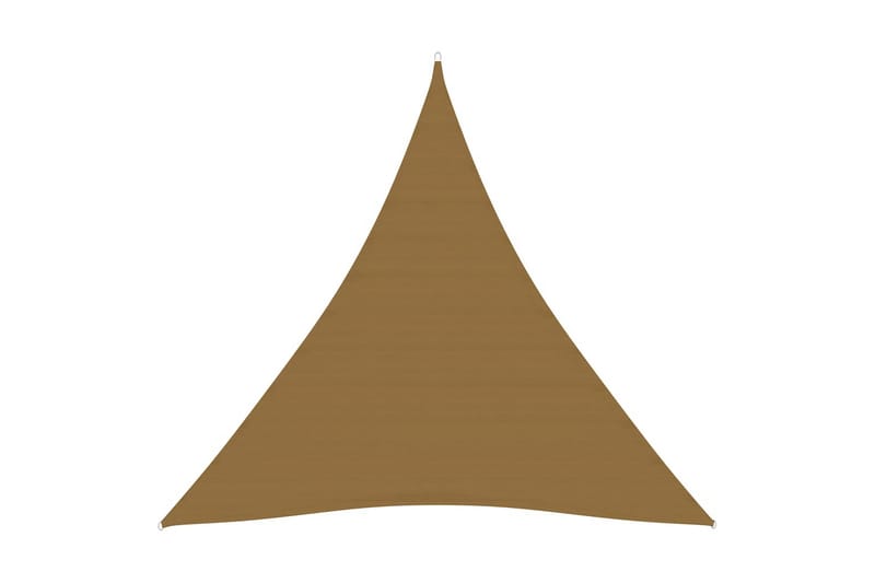 solsejl 4x4x4 m 160 g/m² HDPE gråbrun - Gråbrun - Havemøbler - Solafskærmning - Solsejl